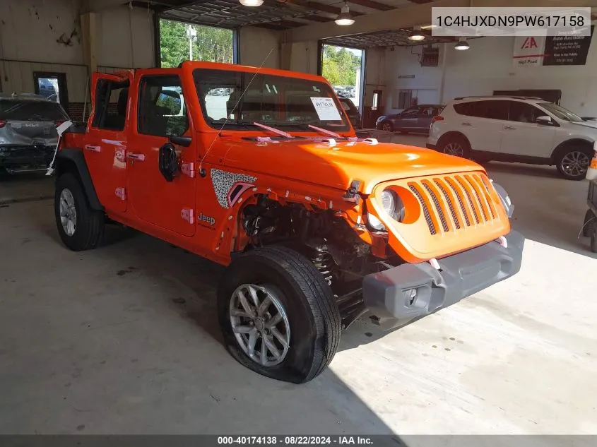 2023 Jeep Wrangler 4-Door Sport S 4X4 VIN: 1C4HJXDN9PW617158 Lot: 40174138