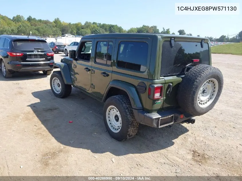 1C4HJXEG8PW571130 2023 Jeep Wrangler 4-Door Sahara 4X4