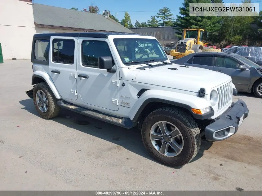 1C4HJXEG2PW531061 2023 Jeep Wrangler 4-Door Sahara 4X4