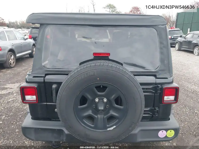 1C4HJXDN3PW546636 2023 Jeep Wrangler 4-Door Sport 4X4
