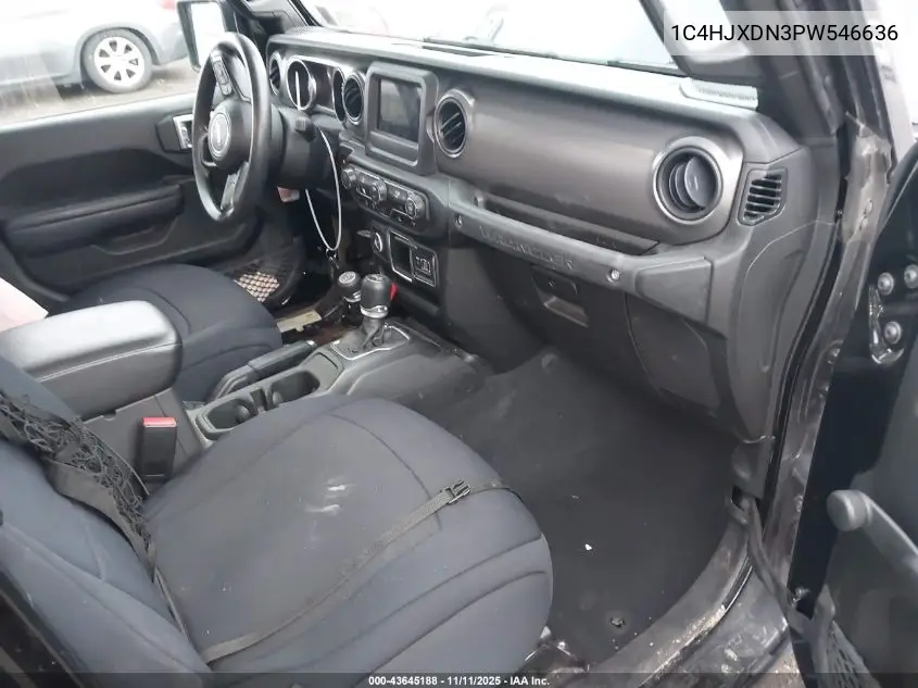 1C4HJXDN3PW546636 2023 Jeep Wrangler 4-Door Sport 4X4