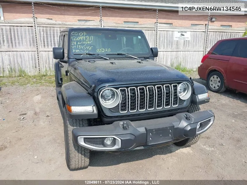 2024 Jeep Wrangler 4-Door Sahara VIN: 1C4PJXEN6RW134546 Lot: 12049811