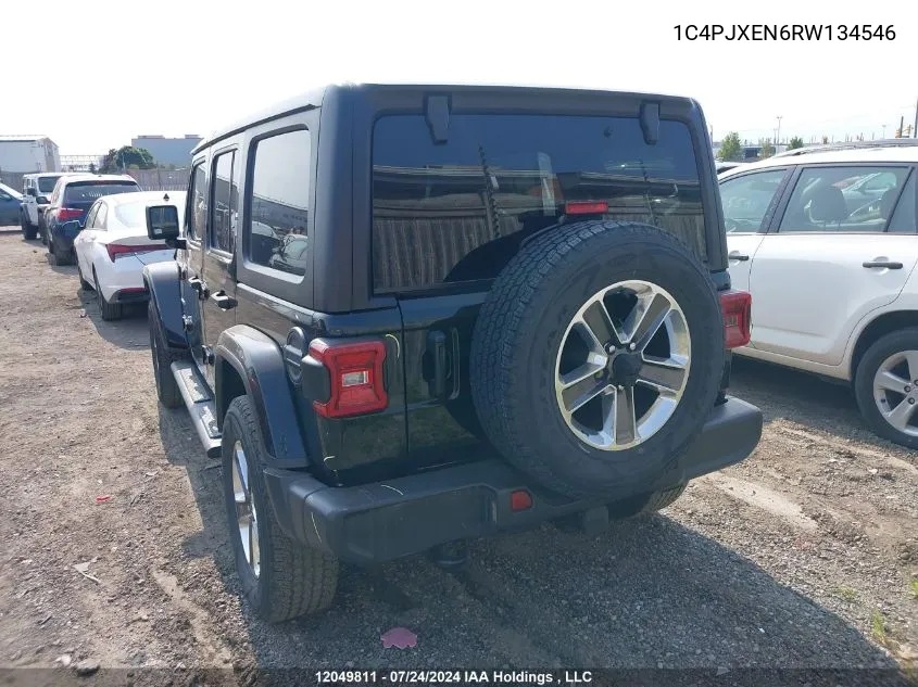 2024 Jeep Wrangler 4-Door Sahara VIN: 1C4PJXEN6RW134546 Lot: 12049811