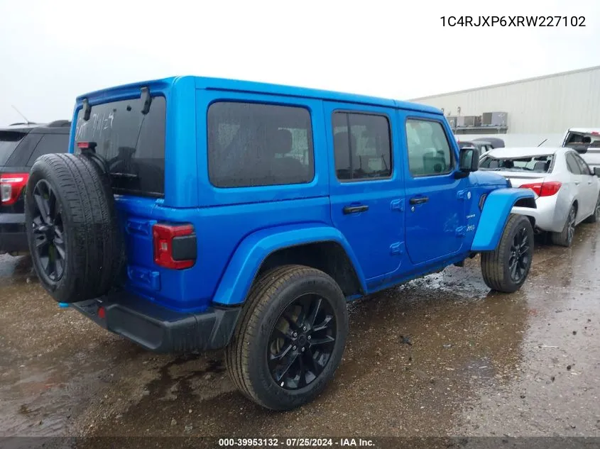 2024 Jeep Wrangler Sahara 4Xe VIN: 1C4RJXP6XRW227102 Lot: 39953132