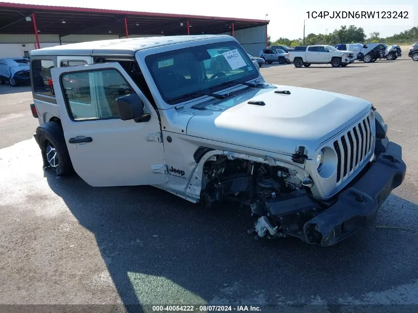 2024 Jeep Wrangler Sport S VIN: 1C4PJXDN6RW123242 Lot: 40054222