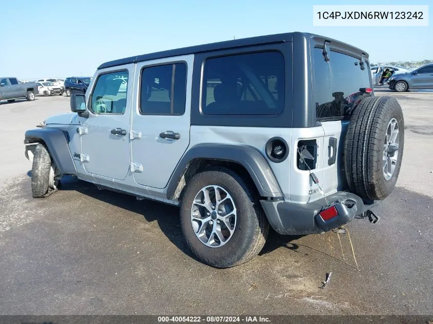 2024 Jeep Wrangler Sport S VIN: 1C4PJXDN6RW123242 Lot: 40054222