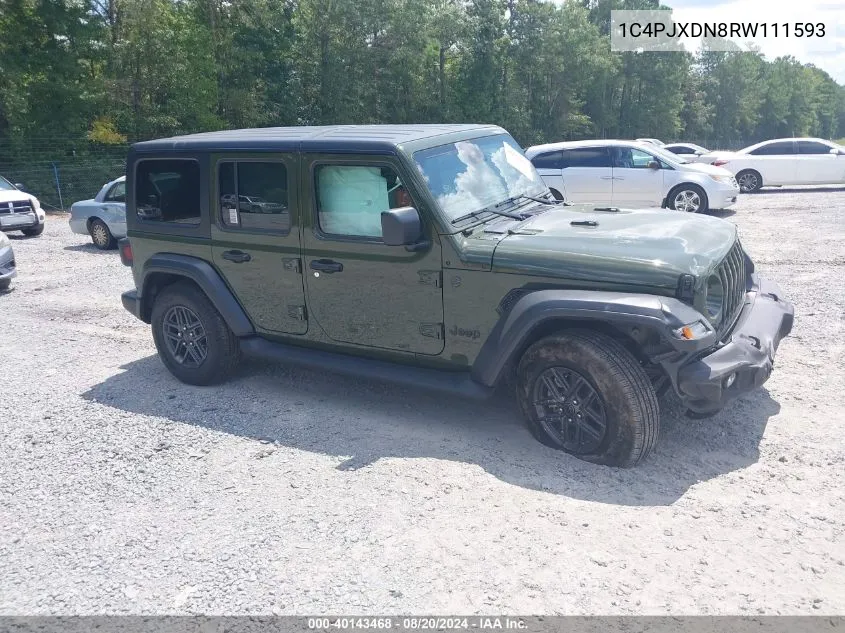 2024 Jeep Wrangler Sport VIN: 1C4PJXDN8RW111593 Lot: 40143468