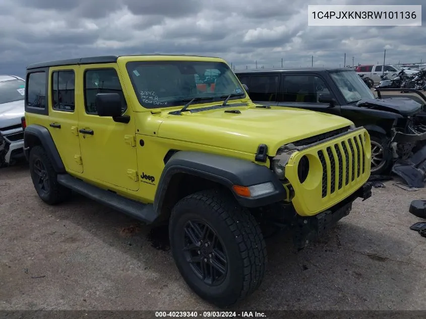 2024 Jeep Wrangler 4-Door Sport Rhd 4X4 VIN: 1C4PJXKN3RW101136 Lot: 40239340