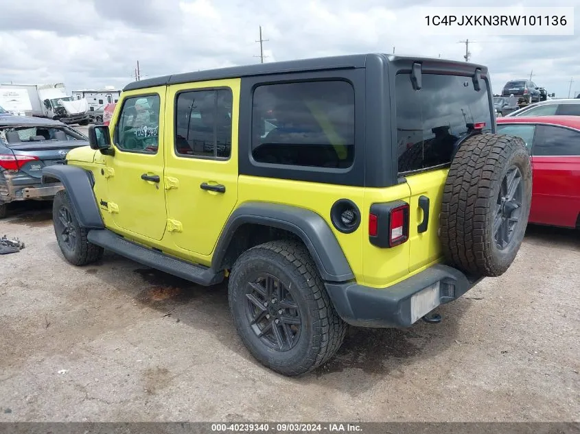 2024 Jeep Wrangler 4-Door Sport Rhd 4X4 VIN: 1C4PJXKN3RW101136 Lot: 40239340