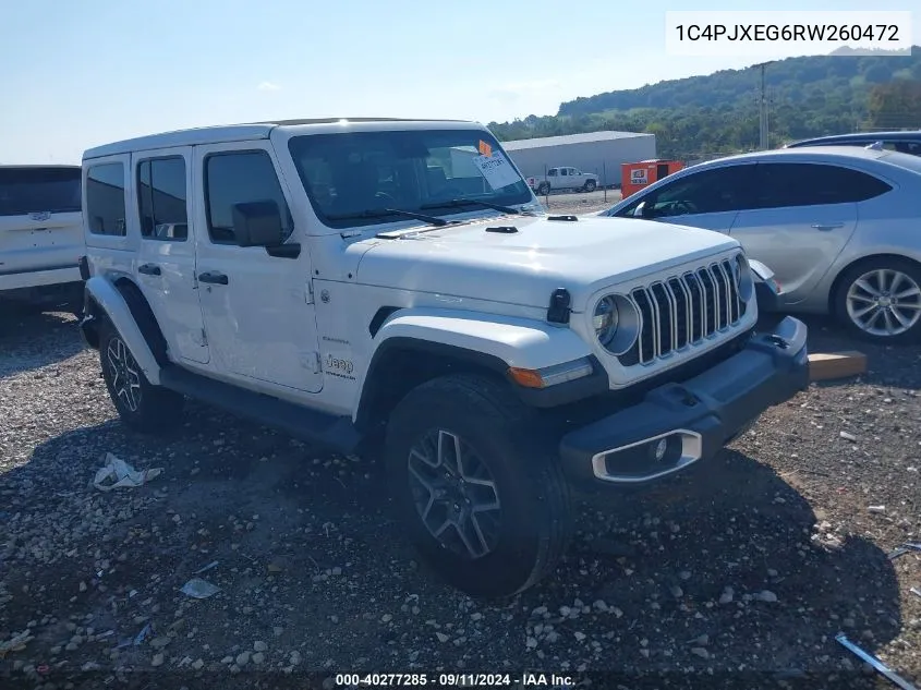 2024 Jeep Wrangler Sahara VIN: 1C4PJXEG6RW260472 Lot: 40277285