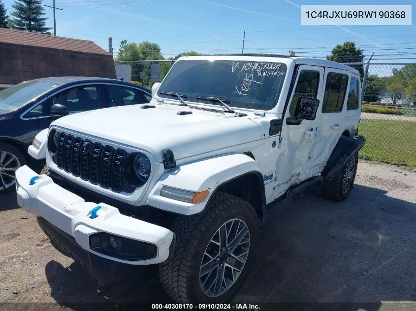 2024 Jeep Wrangler High Altitude 4Xe VIN: 1C4RJXU69RW190368 Lot: 40308170