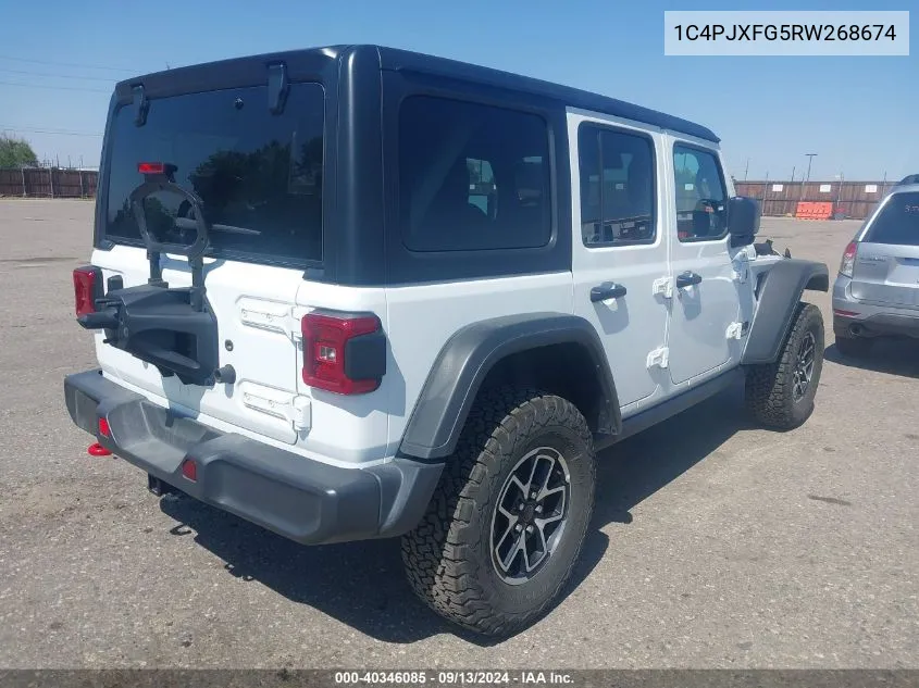 2024 Jeep Wrangler 4-Door Rubicon 4X4 VIN: 1C4PJXFG5RW268674 Lot: 40346085