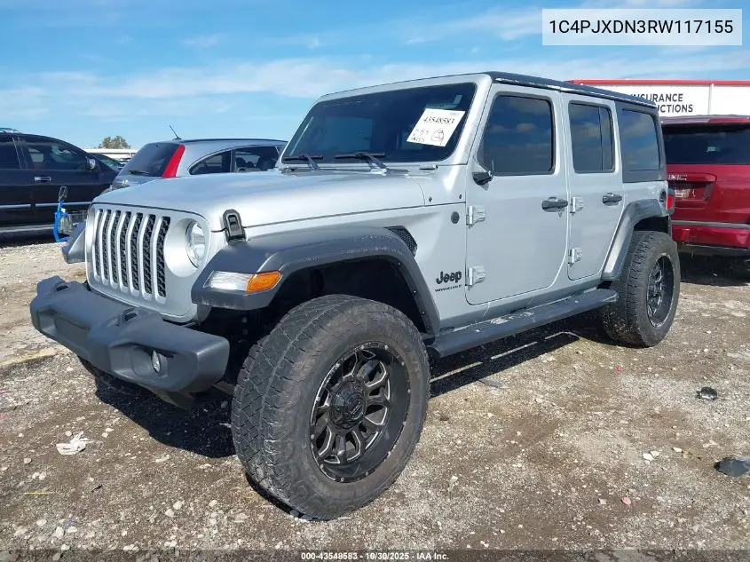 1C4PJXDN3RW117155 2024 Jeep Wrangler 4-Door Sport S 4X4