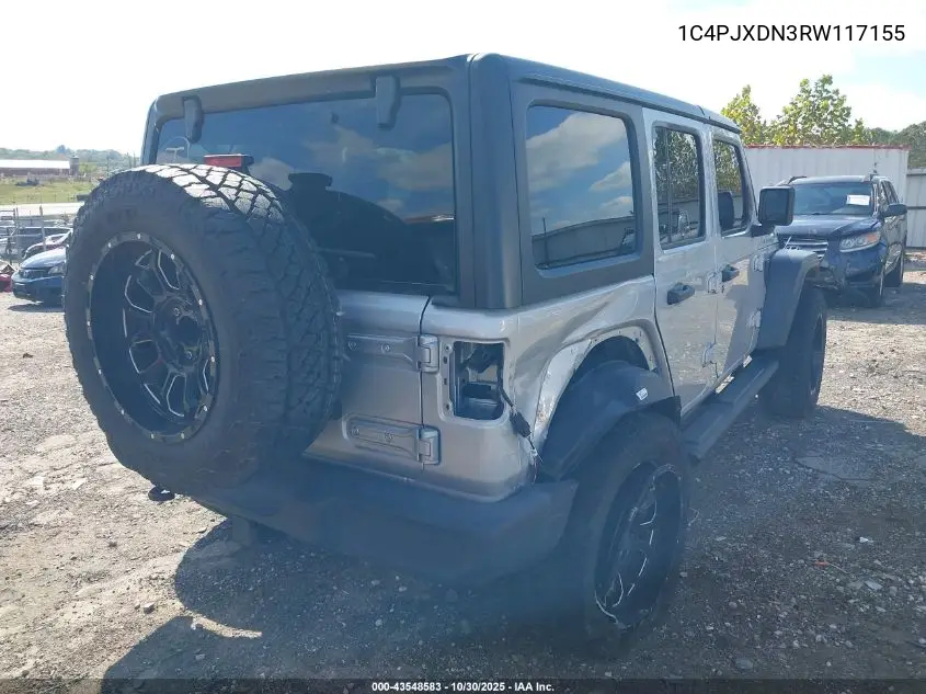 1C4PJXDN3RW117155 2024 Jeep Wrangler 4-Door Sport S 4X4