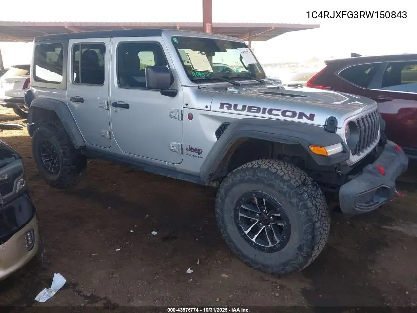 1C4RJXFG3RW150843 2024 Jeep Wrangler 4-Door Rubicon 4X4