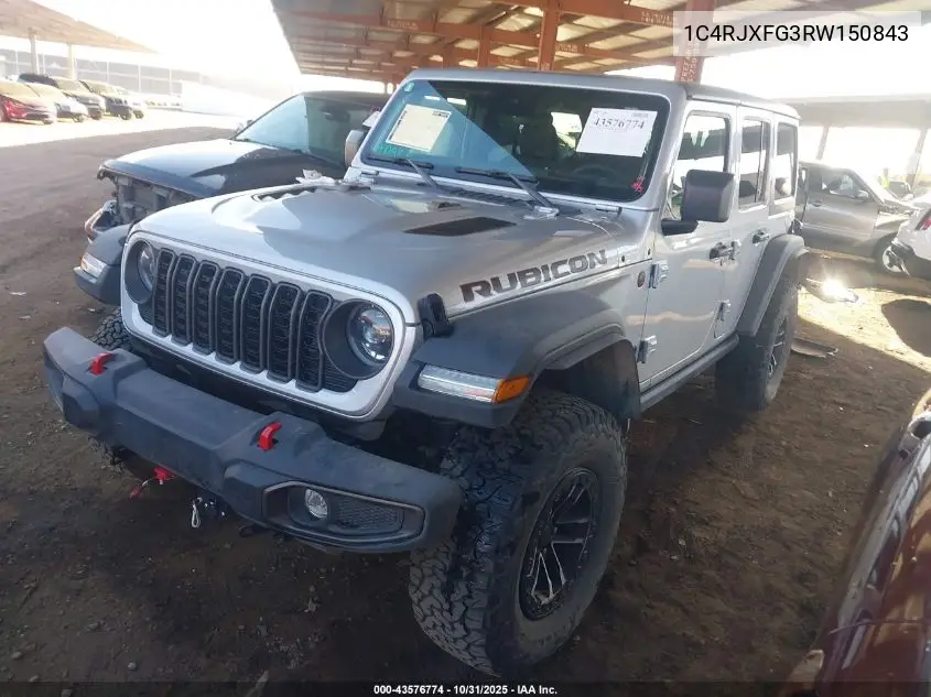 1C4RJXFG3RW150843 2024 Jeep Wrangler 4-Door Rubicon 4X4