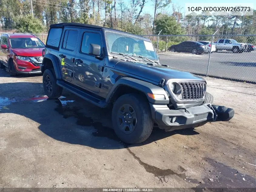 1C4PJXDGXRW265773 2024 Jeep Wrangler 4-Door Sport 4X4