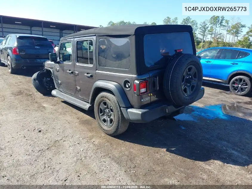 1C4PJXDGXRW265773 2024 Jeep Wrangler 4-Door Sport 4X4