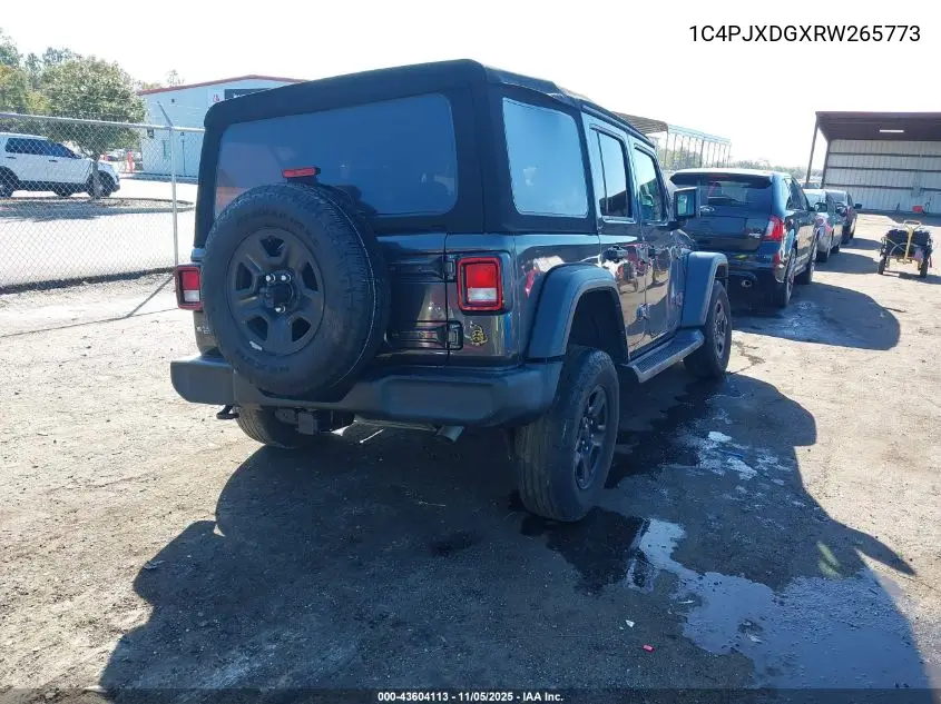1C4PJXDGXRW265773 2024 Jeep Wrangler 4-Door Sport 4X4
