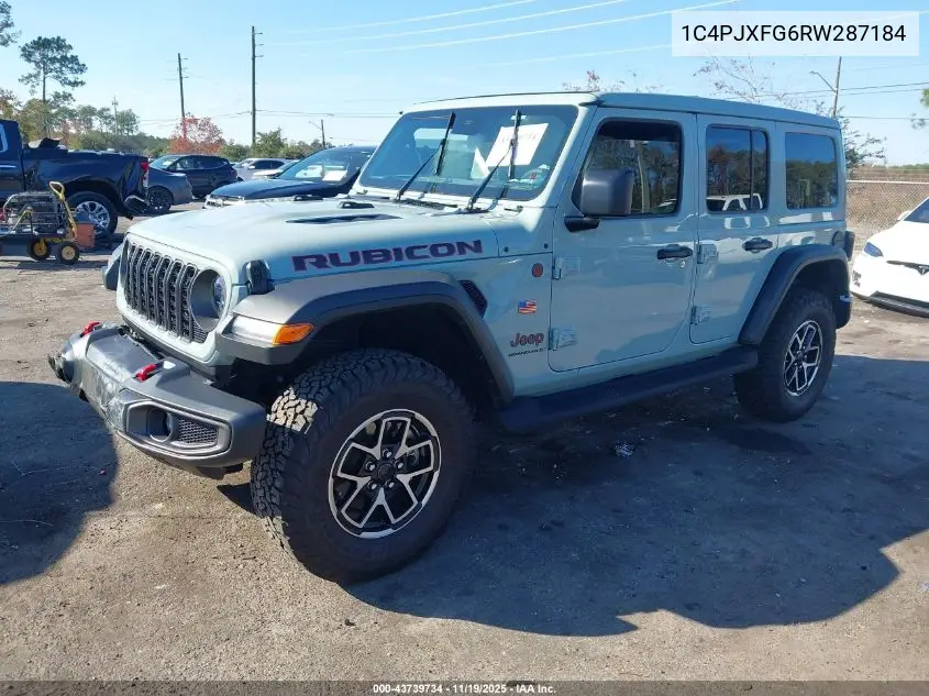 1C4PJXFG6RW287184 2024 Jeep Wrangler 4-Door Rubicon 4X4