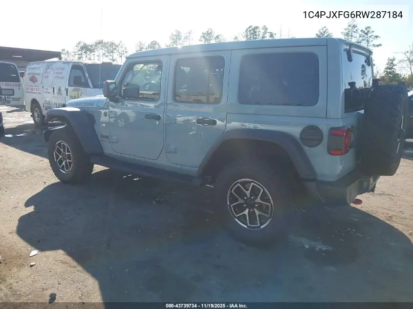 1C4PJXFG6RW287184 2024 Jeep Wrangler 4-Door Rubicon 4X4