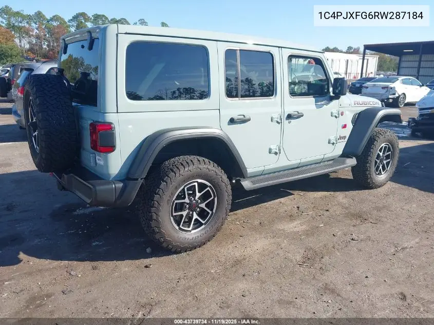 1C4PJXFG6RW287184 2024 Jeep Wrangler 4-Door Rubicon 4X4