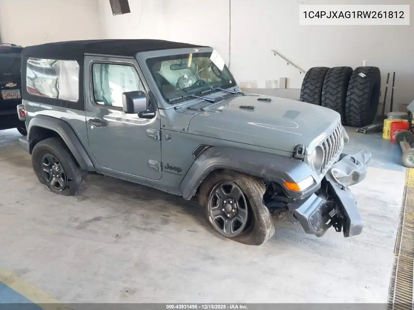 1C4PJXAG1RW261812 2024 Jeep Wrangler 2-Door Sport 4X4