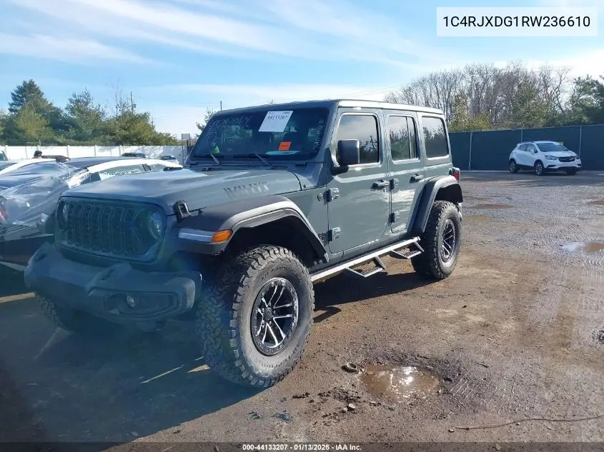 1C4RJXDG1RW236610 2024 Jeep Wrangler 4-Door Willys 4X4
