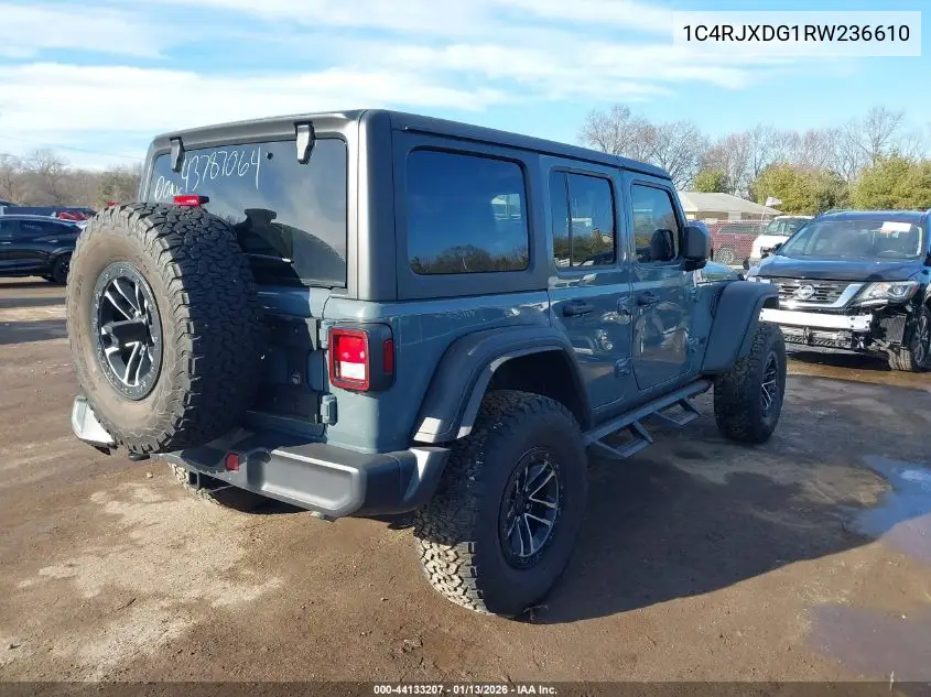 1C4RJXDG1RW236610 2024 Jeep Wrangler 4-Door Willys 4X4