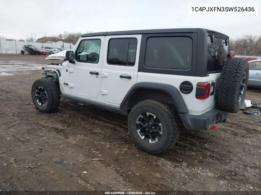 1C4PJXFN3SW526436 2025 Jeep Wrangler 4-Door Rubicon 4X4