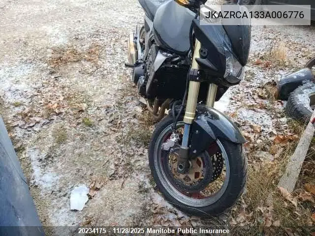 JKAZRCA133A006776 2003 Kawasaki Z1000