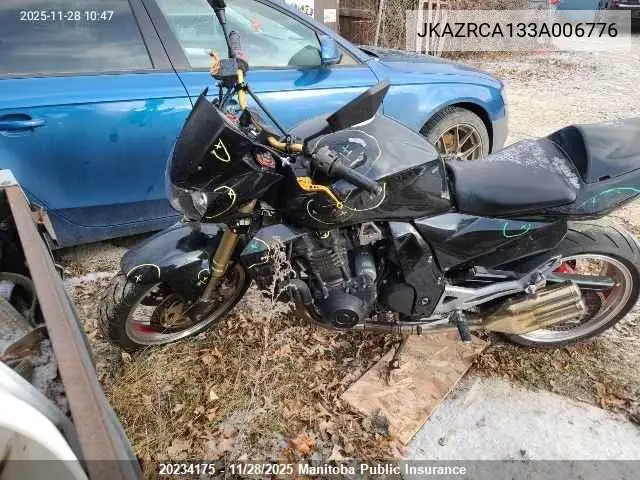 JKAZRCA133A006776 2003 Kawasaki Z1000