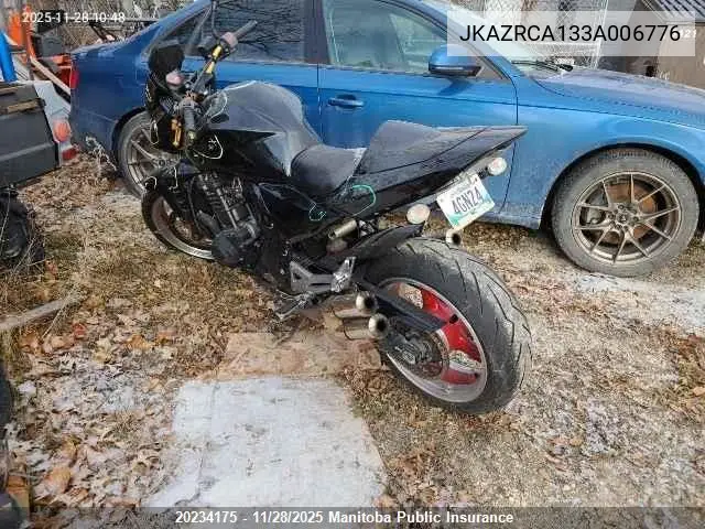 JKAZRCA133A006776 2003 Kawasaki Z1000