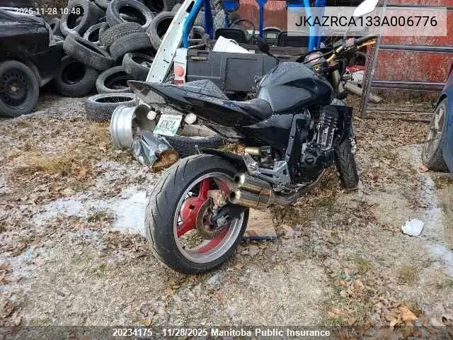 JKAZRCA133A006776 2003 Kawasaki Z1000