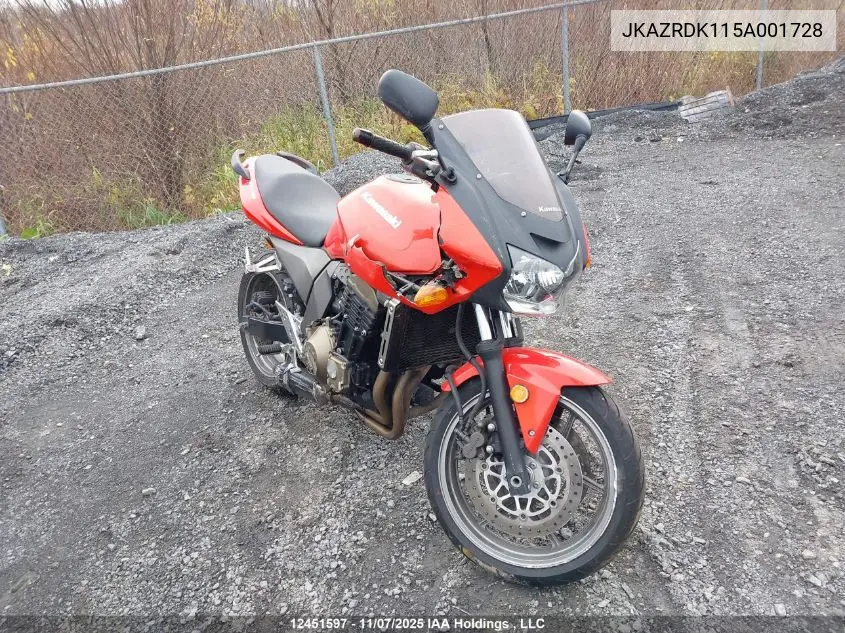 JKAZRDK115A001728 2005 Kawasaki Z750S