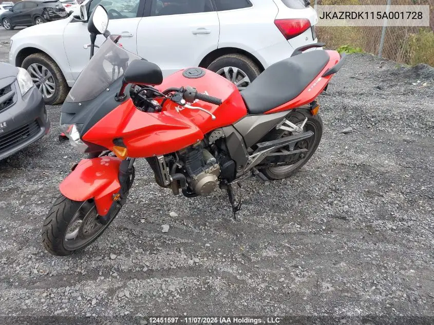 JKAZRDK115A001728 2005 Kawasaki Z750S