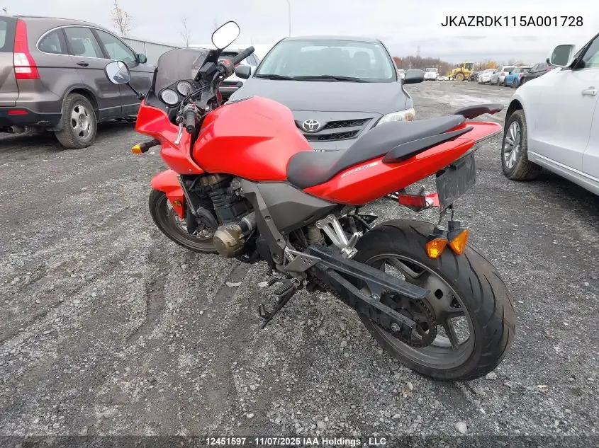 JKAZRDK115A001728 2005 Kawasaki Z750S