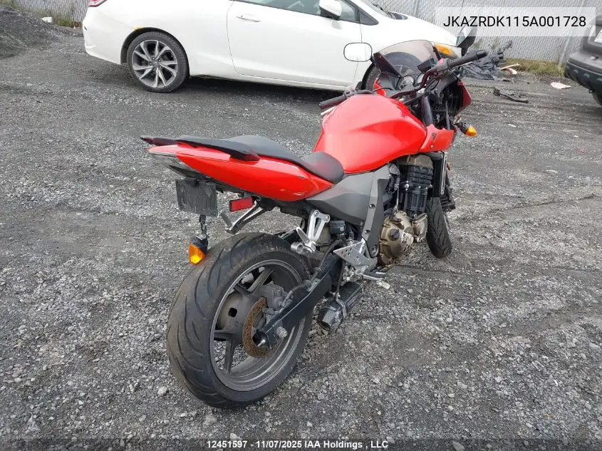 JKAZRDK115A001728 2005 Kawasaki Z750S
