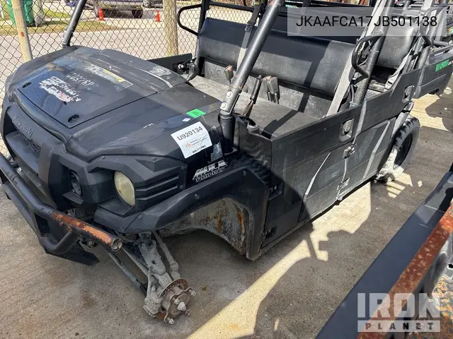 JKAAFCA17JB501138 2018 Kawasaki Pro-Dxt 2018 Kawasaki Pro-Dxt 4X4 Utility Vehicle (Inoperable)