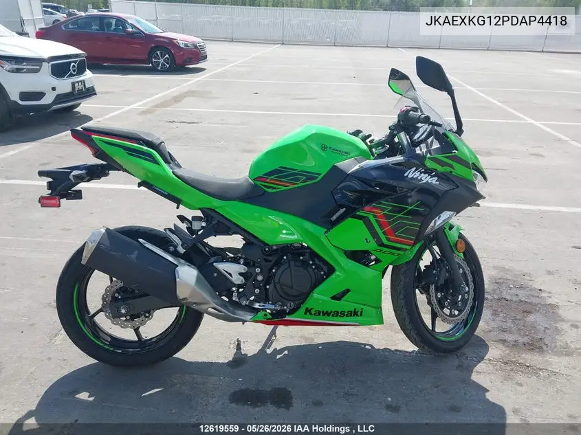 2023 Kawasaki Ex400 VIN: JKAEXKG12PDAP4418 Lot: 12619559