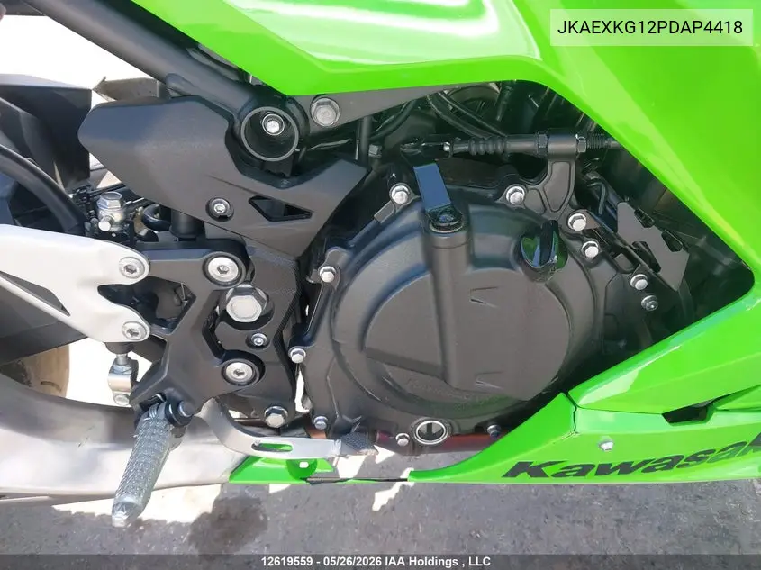 2023 Kawasaki Ex400 VIN: JKAEXKG12PDAP4418 Lot: 12619559