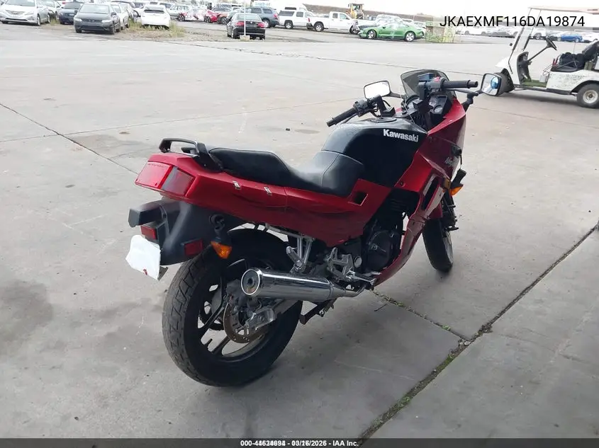 JKAEXMF116DA19874 2006 Kawasaki Ex250 F