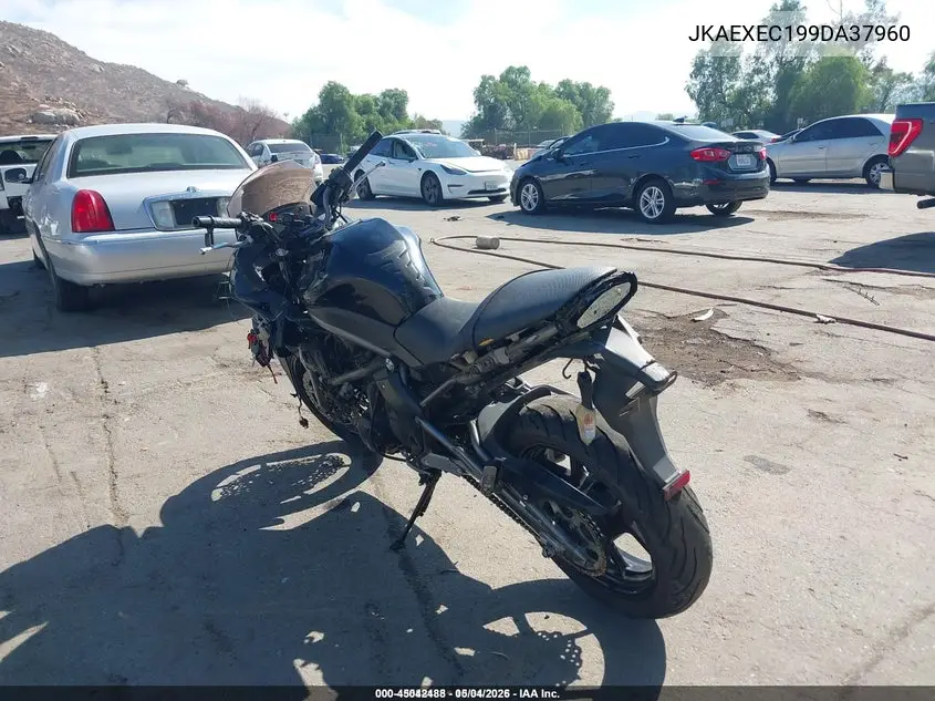 JKAEXEC199DA37960 2009 Kawasaki Ex650 C