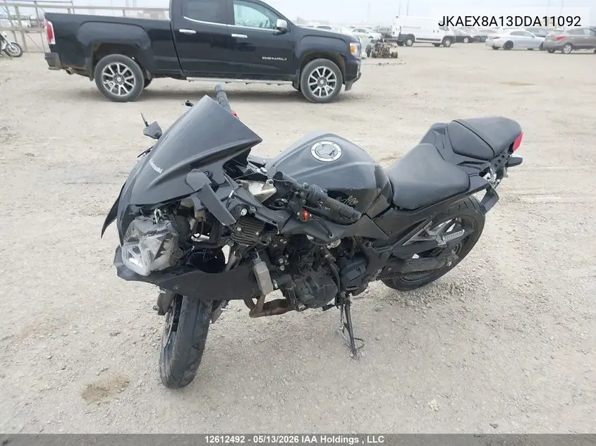 2013 Kawasaki Ex300 A VIN: JKAEX8A13DDA11092 Lot: 12612492