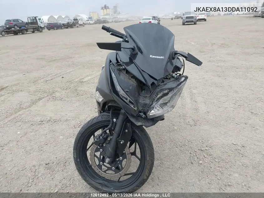 2013 Kawasaki Ex300 A VIN: JKAEX8A13DDA11092 Lot: 12612492