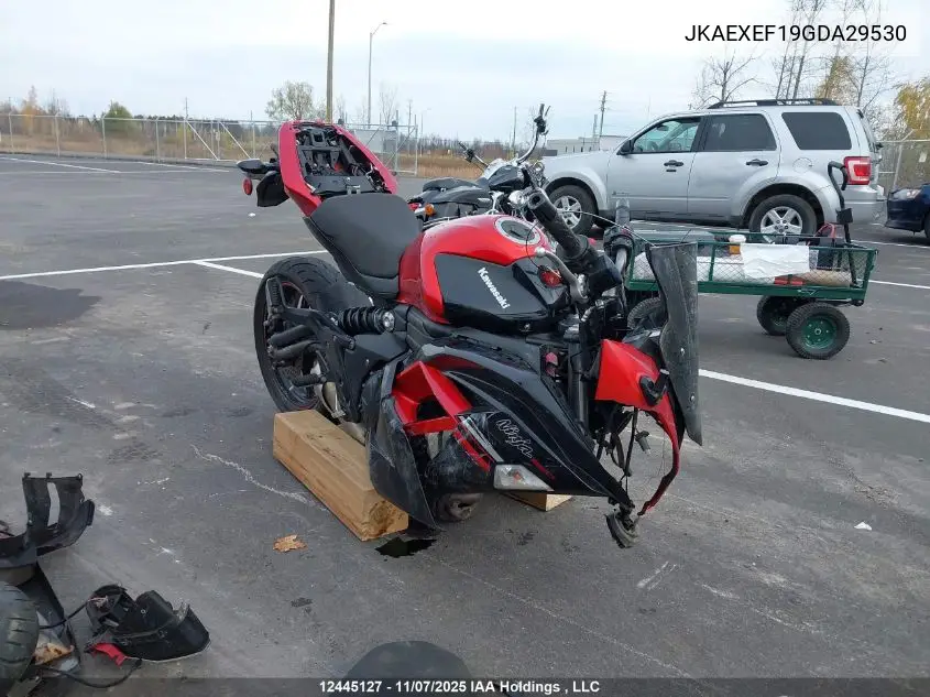 JKAEXEF19GDA29530 2016 Kawasaki Ex650 Ninja