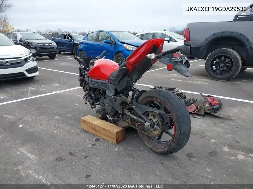 JKAEXEF19GDA29530 2016 Kawasaki Ex650 Ninja