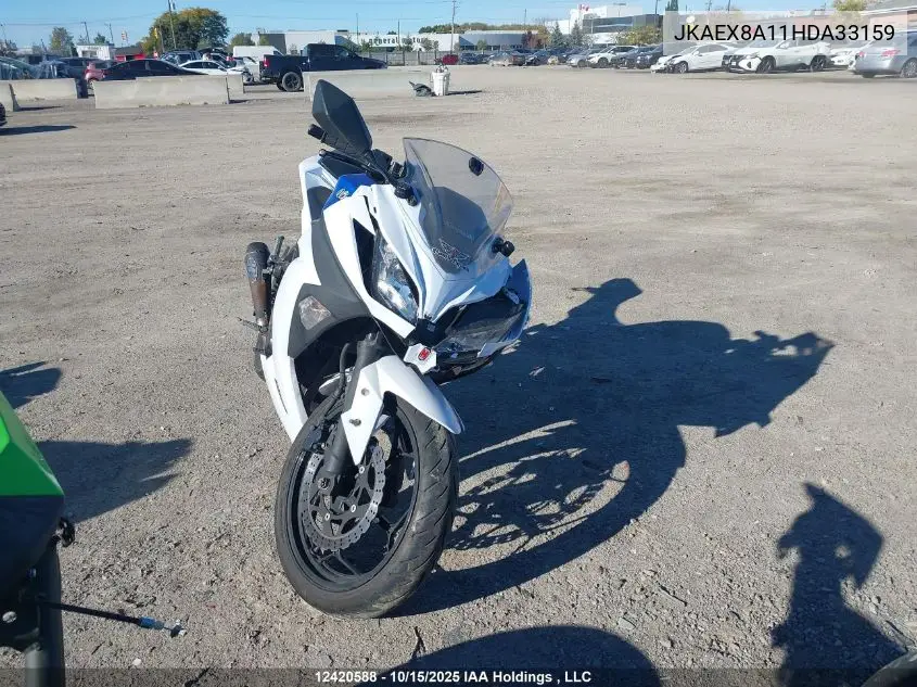 JKAEX8A11HDA33159 2017 Kawasaki Ex300 A