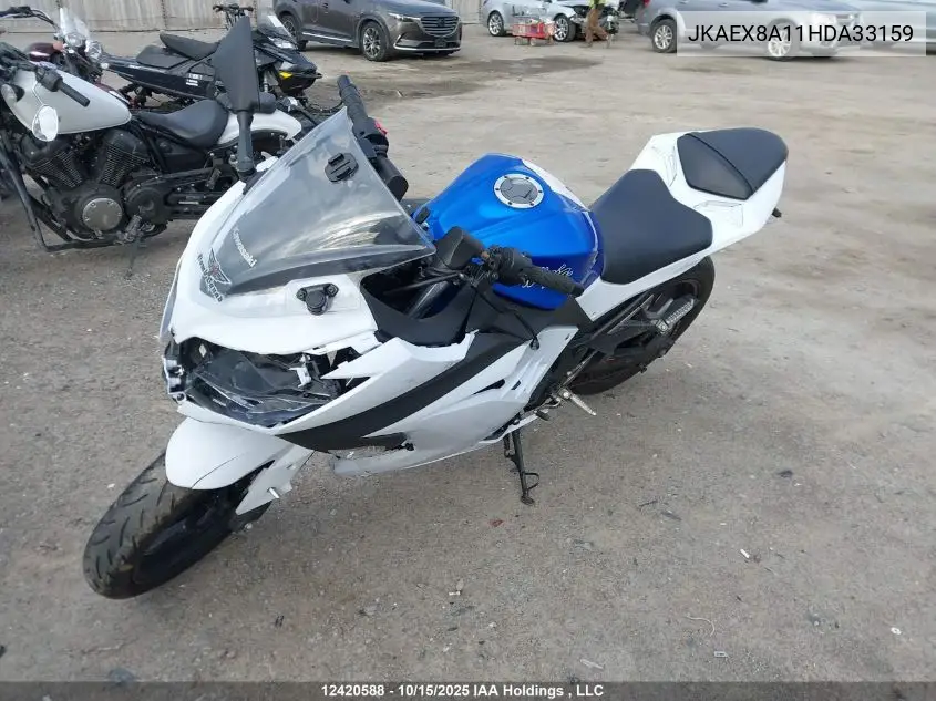 JKAEX8A11HDA33159 2017 Kawasaki Ex300 A