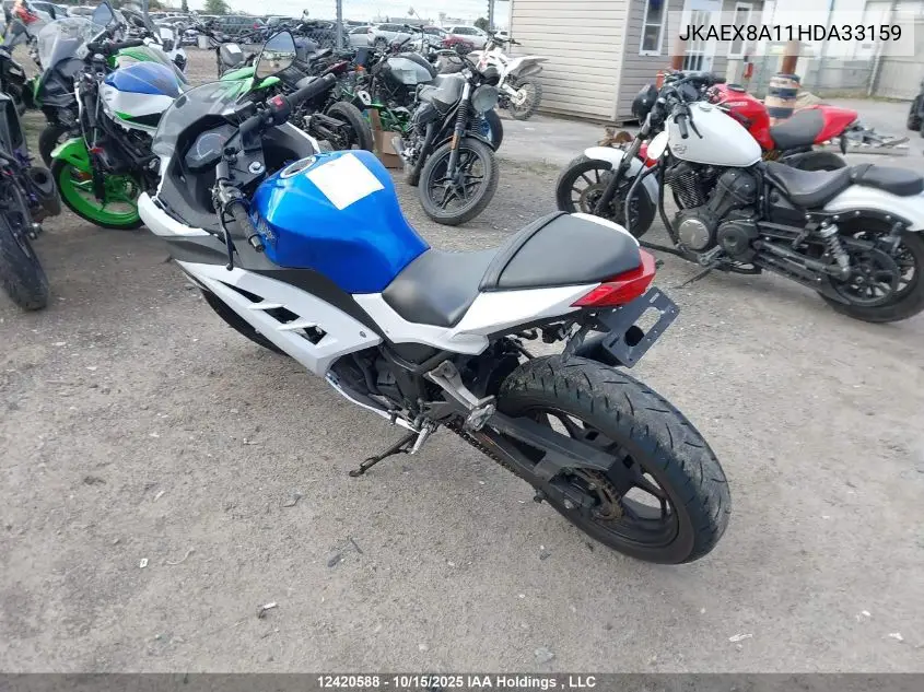 JKAEX8A11HDA33159 2017 Kawasaki Ex300 A